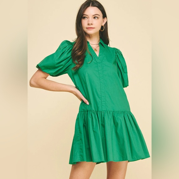 Pinch Dresses & Skirts - NWT Pinch Lark Drop Waist Dress in Cool Sage Green Size Large